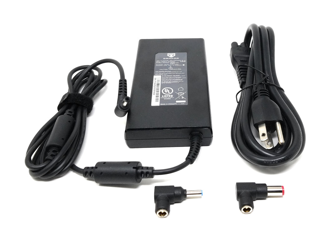 19.5V 9.23A 180W AC Adapter Charger for MSI Gaming Laptop GS43VR, GS63, GS63VR, GS65-Stealth-THIN-050, GS73VR, WS63VR WS63 w/GTX 1060, 1070 Max-Q, Quadro P4000 P3000 Compatible ADP-180MB K, A17-180P4A